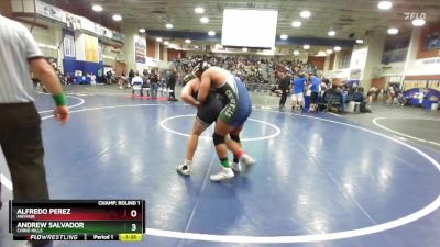 190 lbs Champ. Round 1 - Alfredo Perez, Mayfair vs Andrew Salvador, Chino Hills