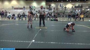 56 lbs Finals (2 Team) - Adelynn Mathewson, Black Knights Youth WC vs Quinton Franklin, ARES White