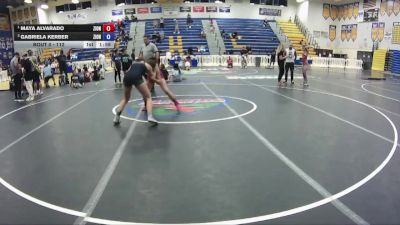 112 lbs 1st Place Match - Maya Alvarado, LHP vs Gabriela Kerber, SOWA