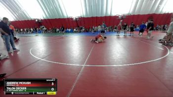 144 lbs Round 1 (6 Team) - Talon Decker, IL Top Dawgs NAVY vs Andrew McHugh, Roncalli