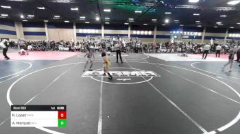 64 lbs Consi Of 8 #1 - Robbie Lopez, Phoenix Lights vs Avery Marquez, Wlv Jr Wrestling