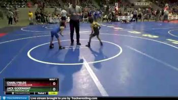 46 lbs Quarterfinal - Amelia Newman, Harrah Little League vs Wyatt Vann, Madill Takedown Club