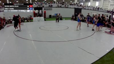 95 lbs Olivia Maya Felix, California vs Emily Hamil, Oklahoma