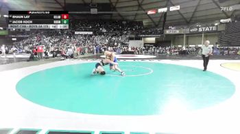 Boys 2A 175 lbs Champ. Round 1 - Jacob Koch, Ridgefield vs Shaun Lay, Selah