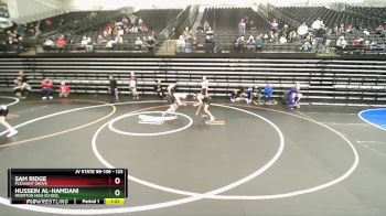 123 lbs Champ. Round 1 - Hussein Al-Hamdani, Riverton High School vs Sam Ridge, Pleasant Grove