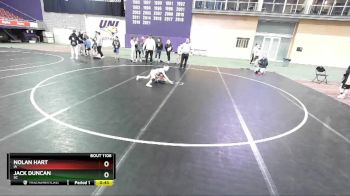 61-66 lbs Round 3 - Nolan Hart, IA vs Jack Duncan, SC