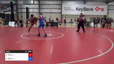 65 kg Round Of 128 - Xavier Pena, New Jersey vs Cayden Rooks, Indiana RTC