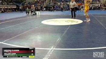 152 lbs Quarterfinal - Blaze Reinke, 2-Lisbon vs Lincoln Spear, Kenmare-Bowbells