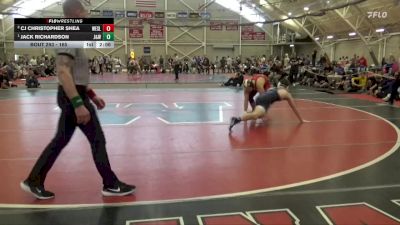 165 lbs 1st Place Match - Jack Richardson, Johnson & Wales (RI) vs CJ Christopher Shea, Wesleyan (CT)