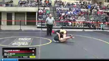 120 lbs Champ. Round 1 - Bella Bolek, West De Pere vs Micahlee Skjerly, Barron