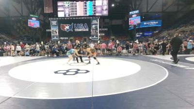 155 lbs Cons. Rd Of 32 - Mary Snider, California vs Emersyn Miller, Wisconsin