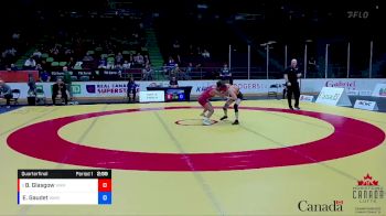 53kg Quarterfinal - Brooklyn Glasgow, Guelph WC vs Ellia Gaudet, Cattown WC