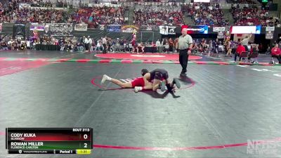 Quarterfinal - Rowan Miller, Florence-Carlton vs Cody Kuka, Glasgow