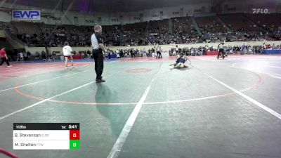 113 lbs Consi Of 32 #2 - Bella Stevenson, El Reno vs Mackinzie Shelton, Pryor Tigers Wrestling