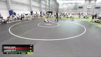 132 lbs Semis & 3rd Wb (16 Team) - Maddox Shaw, Pennsylvania Blue vs Cameron Volz, Indiana Gold