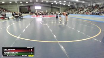 4-215 lbs Cons. Semi - Aladdin Fenaoui, Dominion High School vs Cal Johnson, Powhatan