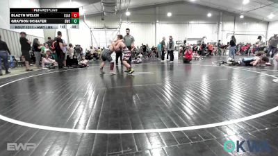 Rr Rnd 2 - Blazyn Welch, Claremore Wrestling Club vs Grayson Schafer, Bartlesville Wrestling Club