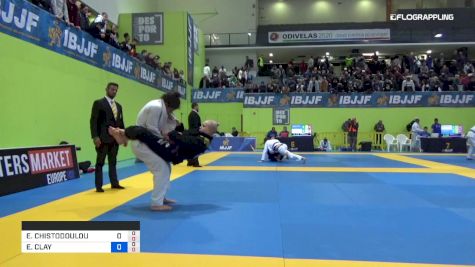 ELEFTHERIA CHISTODOULOU vs ELISABETH CLAY 2019 European Jiu-Jitsu IBJJF Championship