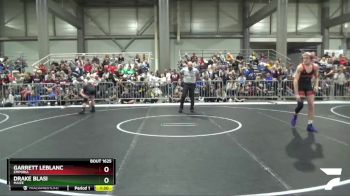 145 lbs Champ. Round 1 - Drake Blasi, Maize vs Garrett LeBlanc, Emporia