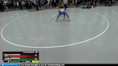 150 lbs Cons. Round 2 - Zane Anderson, Oklahoma vs Kale Leymaster, Iowa