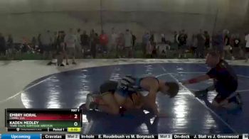 135 lbs Cons. Round 2 - Kaden Medley, Terre Haute Northside Wrestlin vs Embry Horal, Carmel USA