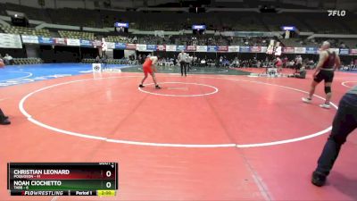 165 lbs Finals (2 Team) - Noah Ciochetto, Tabb vs Christian Leonard, Poquoson