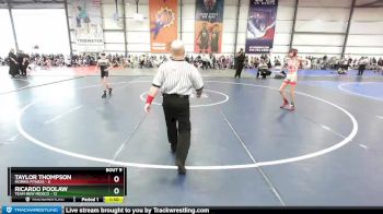 80 lbs Rd# 6- 9:00am Saturday Final Pool - Ricardo Poolaw, Team New Mexico vs Taylor Thompson, Morris Fitness