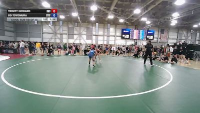 53 kg Cons. Sub-rd Of 16 - Trinity Howard, Hilltopper Wrestling Club vs DD Toyomura, Storm RTC