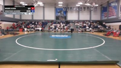 157 lbs Jonathan Alvarez, Conroe Woodlands College Park vs Moses Alves, Katy