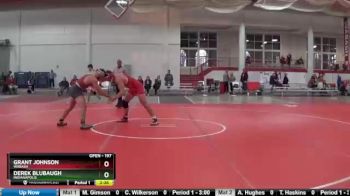 197 lbs Cons. Semi - Grant Johnson, Wabash vs Derek Blubaugh, Indianapolis