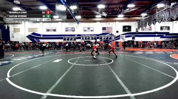 130 lbs Quarterfinal - Isabella Luna, Fullerton vs Kaylin Steede, Oak Hills
