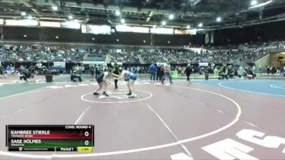 152 lbs Cons. Round 4 - Kambree Stierle, Thunder Ridge vs Sage Holmes, Wasatch