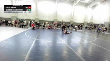 59+ Cons. Round 2 - Lincoln Bohn, Grantsville Wrestling Club vs Kingston Malmstrom, JayHawk Wrestling