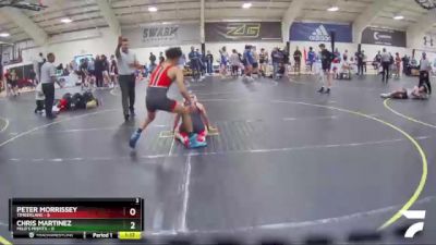 117 lbs Round 4 (6 Team) - Chris Martinez, MILO`s Misfits vs Peter Morrissey, Timberlane