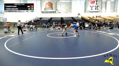 170 lbs 1st Place Match - Joseph Dare, Whitesboro Wrestling Club vs Owen Englert, HF-L Wrestling