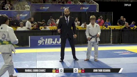 John Thor Sciarra vs Randall Osiris Chavez 2026 Pan Kids Jiu-Jitsu IBJJF Championship