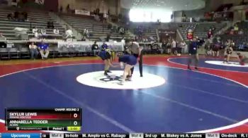 150 lbs Champ. Round 2 - Skylur Lewis, Rogers Heritage vs Annabella Tedder, Acorn