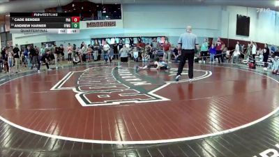 56 lbs Quarterfinal - Cade Bender, Poquoson Athletic Association vs Andrew Harner, Freak Factory Wrestling Club