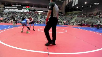 113 lbs Semifinal - Brendan Miller, Dover Youth Wrestling Club vs Sawyer Freeman, Mountain Home Flyers Youth Wrestling Club