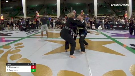 Olivia Owens vs Truanne Berg 2019 F2W Colorado Open