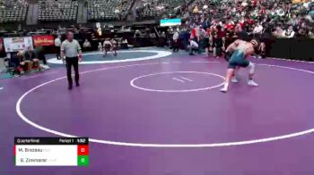 170 lbs Quarterfinal - Gabe Zimmerer, Evergreen vs Michael Brazeau, Erie