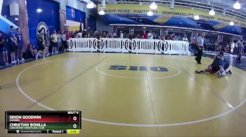 138 lbs Champ. Round 1 - Simon Goodwin, Camden vs Christian Bonilla, Longwood Wrestling Club
