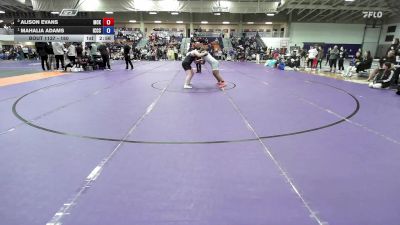 180 lbs Cons. Semi - Alison Evans, McKendree University vs Mahalia Adams, Iowa Central Community College