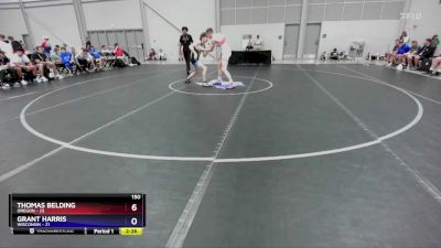 150 lbs Round 3 (8 Team) - Thomas Belding, Oregon vs Grant Harris, Wisconsin