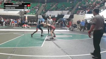 7A 106 lbs Quarterfinal - Josiah White, Bob Jones vs Jackson Woolsey, Huntsville