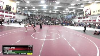 126 lbs Champ. Round 1 - Michael Dries, Coconino vs Max Bode, Sandra Day OConner