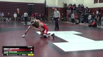 165 lbs Round 1 - Brent Dennhardt, Greene County vs Gage Wooldrik, Denver