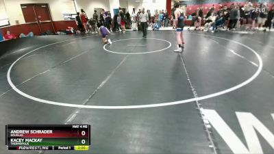 132 lbs Cons. Round 4 - Andrew Schrader, Douglas vs Kacey Mackay, Thermopolis