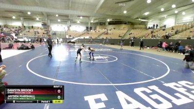 60 lbs Champ. Round 1 - Dawsyn Brooks, Rabbit Wrestling Club vs Jayden Marshall, Buccaneer Wrestling Club