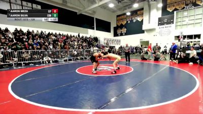 126 lbs 1st Place Match - Aaron Meza, Esperanza vs Aaron Silva, Corona Del Mar